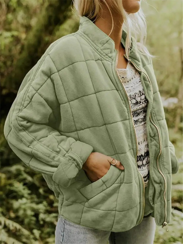 Blouson bomber femme Chiara – Oversize léger et doublé pour un look tendance