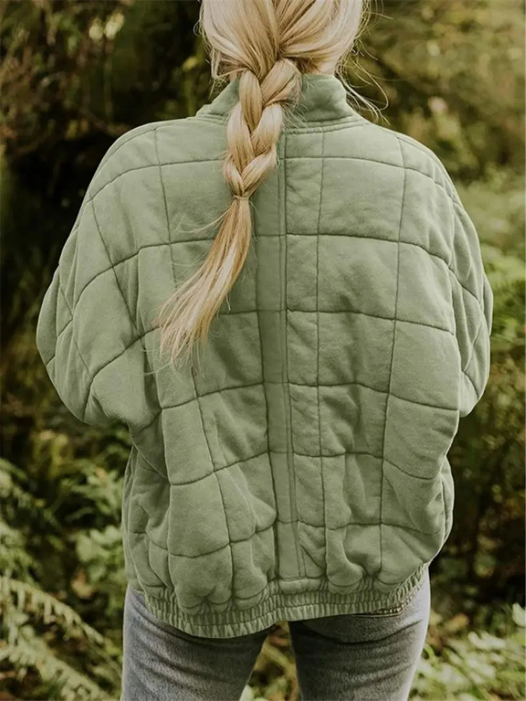 Blouson bomber femme Chiara – Oversize léger et doublé pour un look tendance