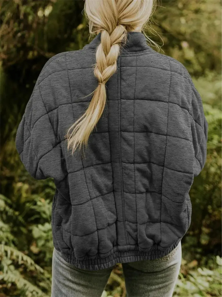 Blouson bomber femme Chiara – Oversize léger et doublé pour un look tendance