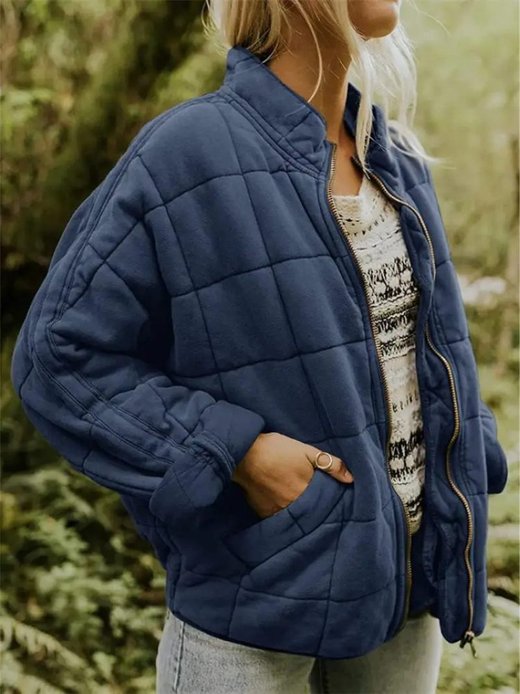 Blouson bomber femme Chiara – Oversize léger et doublé pour un look tendance