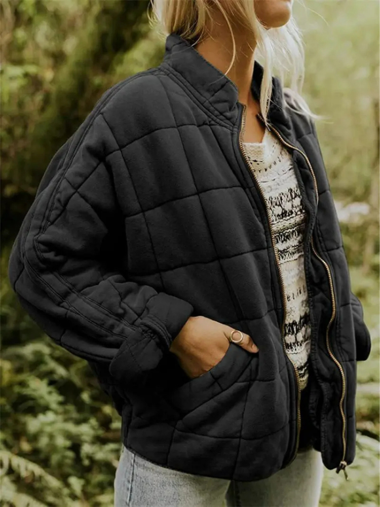 Blouson bomber femme Chiara – Oversize léger et doublé pour un look tendance
