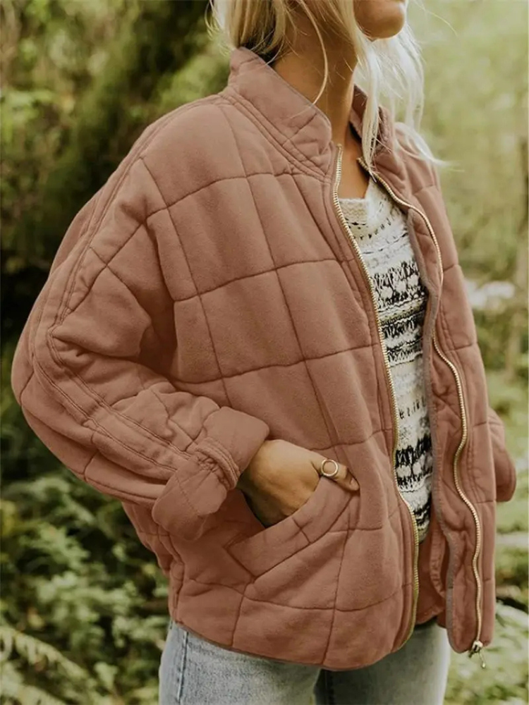 Blouson bomber femme Chiara – Oversize léger et doublé pour un look tendance