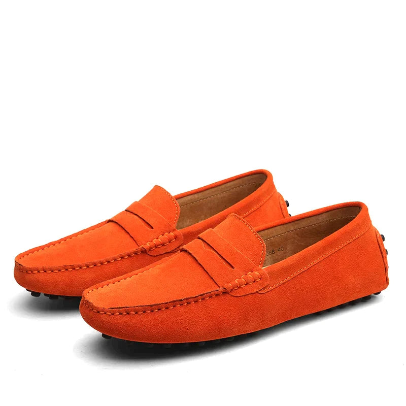 Mocassins homme Harvey en suède italien – Élégance et confort