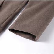 Manteau oversize femme à double boutonnage – Long revers statement pour automne