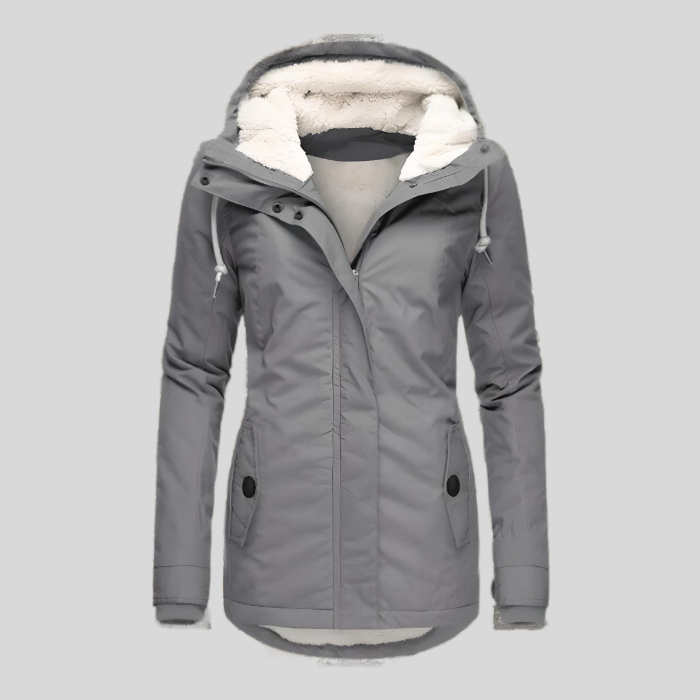 Manteau d’hiver femme Maggie long imperméable avec capuche