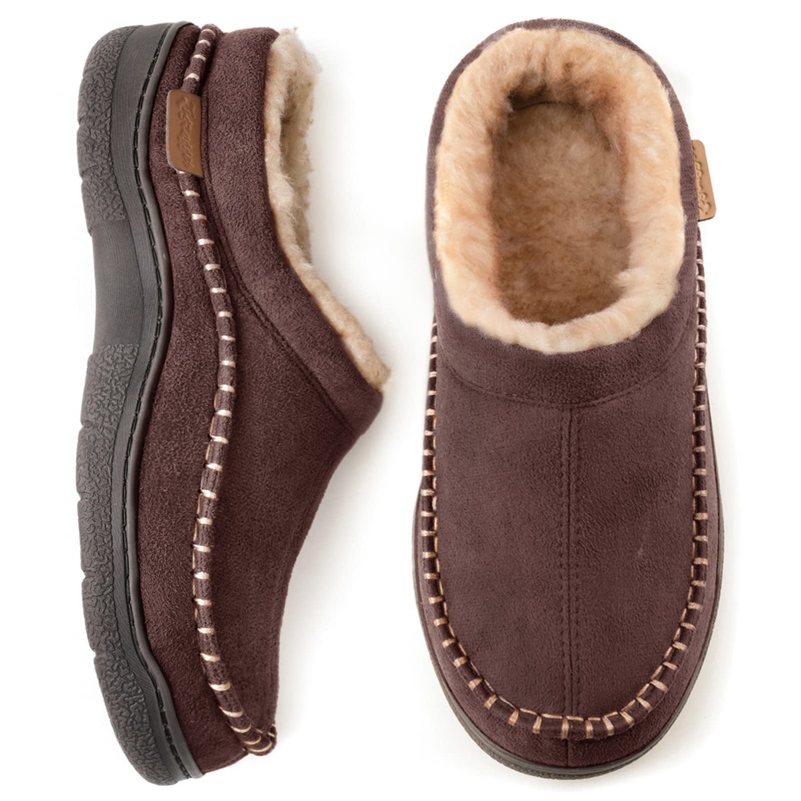 Chaussons femme doux – Pantoufles chaudes et confortables avec semelle antidérapante