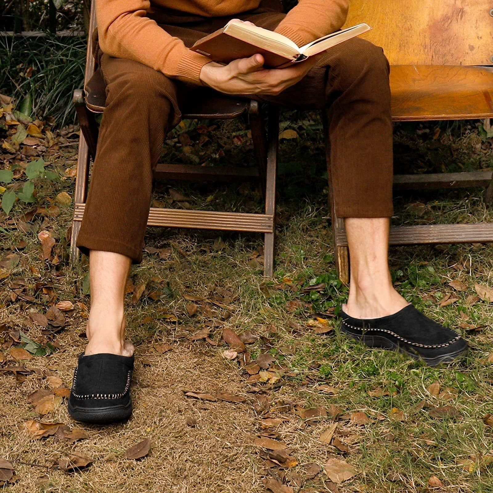 Chaussons femme doux – Pantoufles chaudes et confortables avec semelle antidérapante