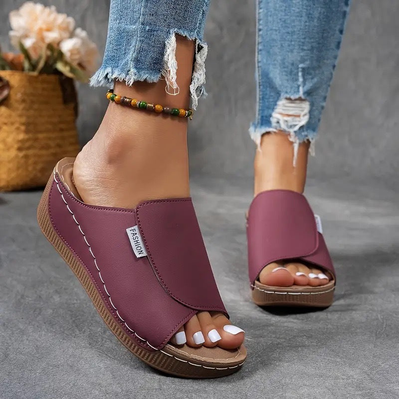 Sandales Femme Confort avec Soutien Voûte Plantaire & Brides Réglables