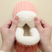 Chaussons femme CozyCuddle – pantoufles chaudes sherpa avec semelle antidérapante