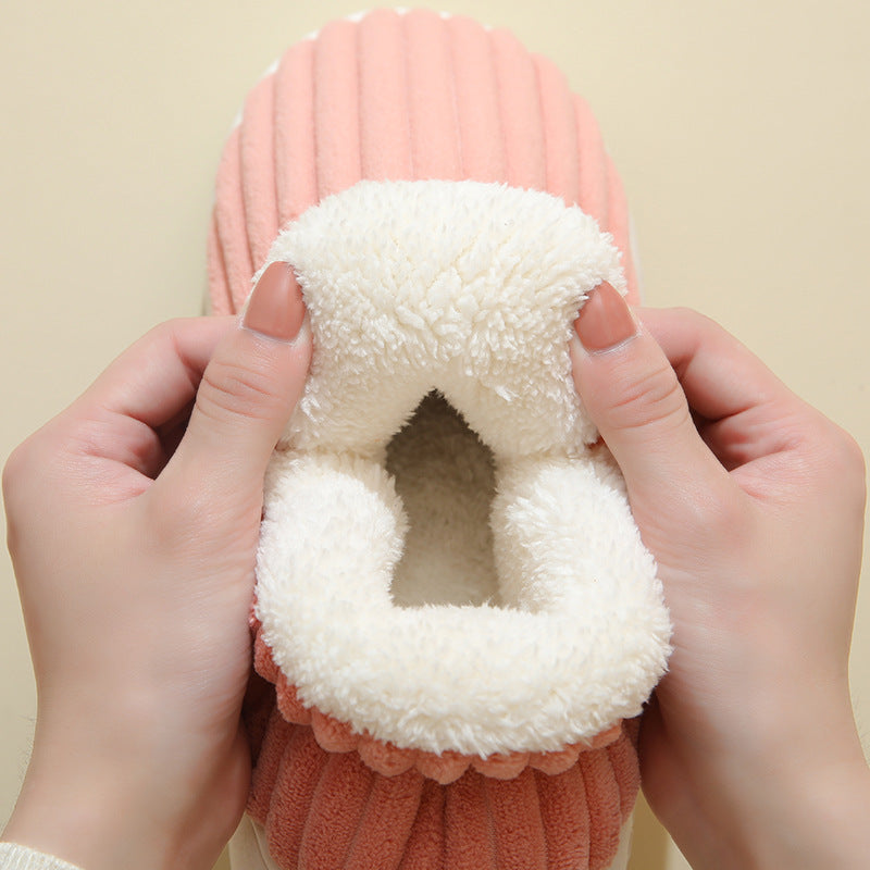 Chaussons femme CozyCuddle – pantoufles chaudes sherpa avec semelle antidérapante