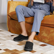 Chaussons femme doux – Pantoufles chaudes et confortables avec semelle antidérapante