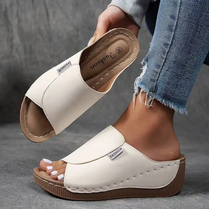 Sandales Femme Confort avec Soutien Voûte Plantaire & Brides Réglables