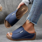 Sandales Femme Confort avec Soutien Voûte Plantaire & Brides Réglables