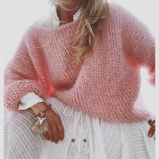 Pull crochet oversize femme Freja – style bohème léger et moderne