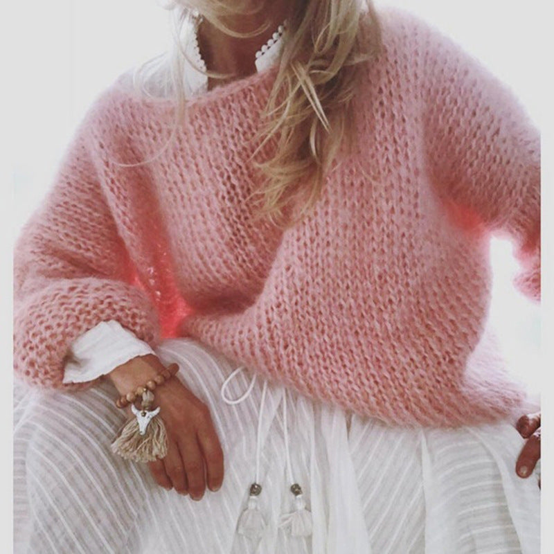 Pull crochet oversize femme Freja – style bohème léger et moderne