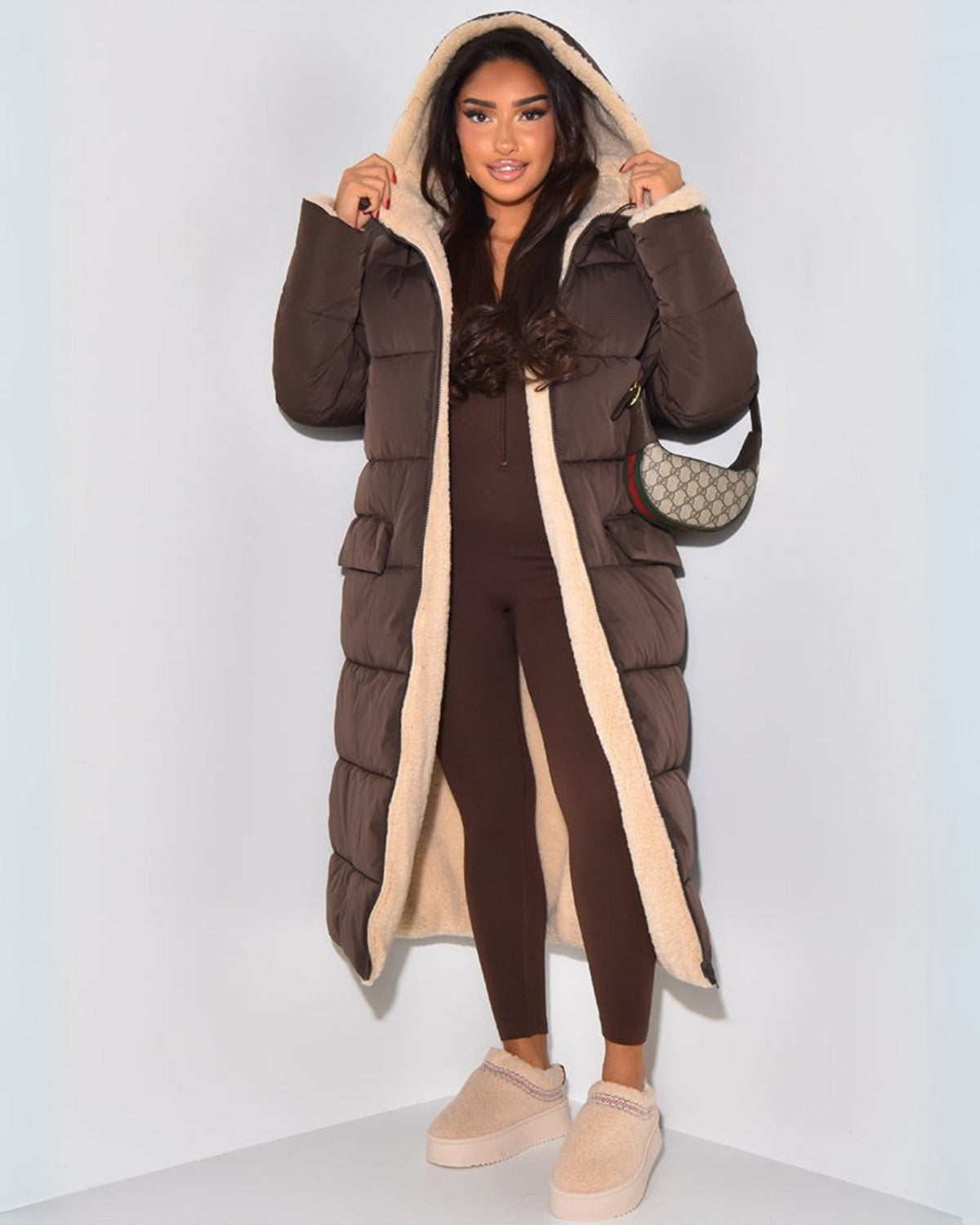 Manteau d’hiver réversible femme – Chaud, élégant & coupe flatteuse