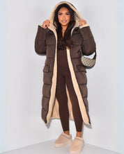 Manteau d’hiver réversible femme – Chaud, élégant & coupe flatteuse