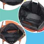 Sac à main femme luxe Oxford – grand format avec détails en cuir élégant