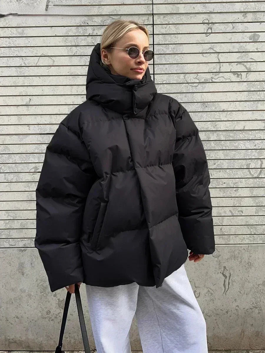 Julianne | Manteau d’hiver femme – Luxe, chaud & coupe cintrée élégante