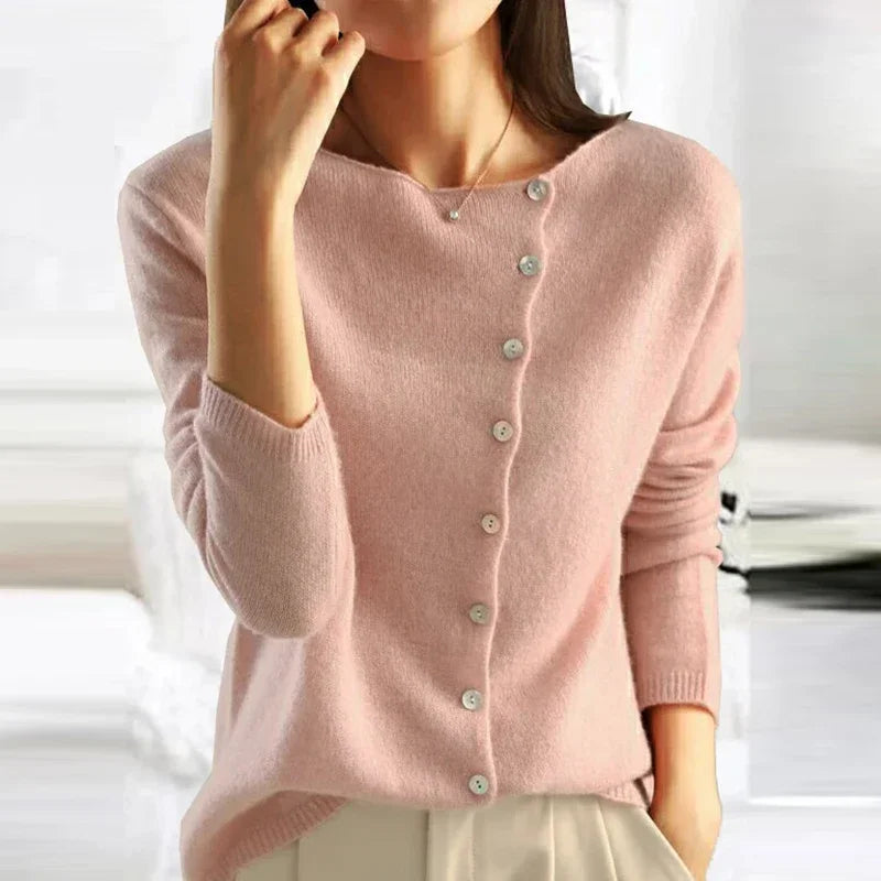 Mara pull femme | Pull tricoté chaud et élégant | Pull d’hiver chic et casual