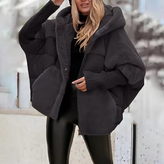Manteau d’hiver femme chaud – coupe élégante unie automne & hiver