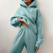Ensemble jogging femme – Loungewear confortable & doux pour l’hiver
