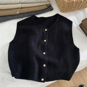 Gilet femme Solveig – laine mérinos & viscose | chaud, léger & intemporel
