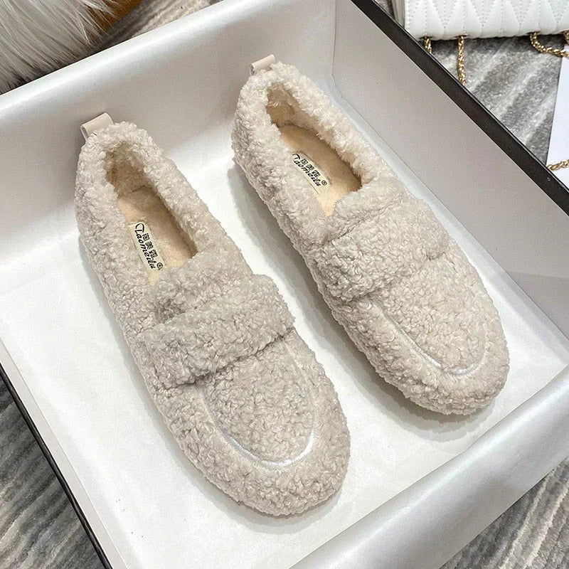Amara CozyCloud chaussons femme | Chaussons luxe en laine d’agneau | Chaleur & confort respirant