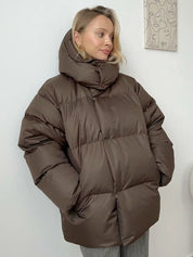Julianne | Manteau d’hiver femme – Luxe, chaud & coupe cintrée élégante