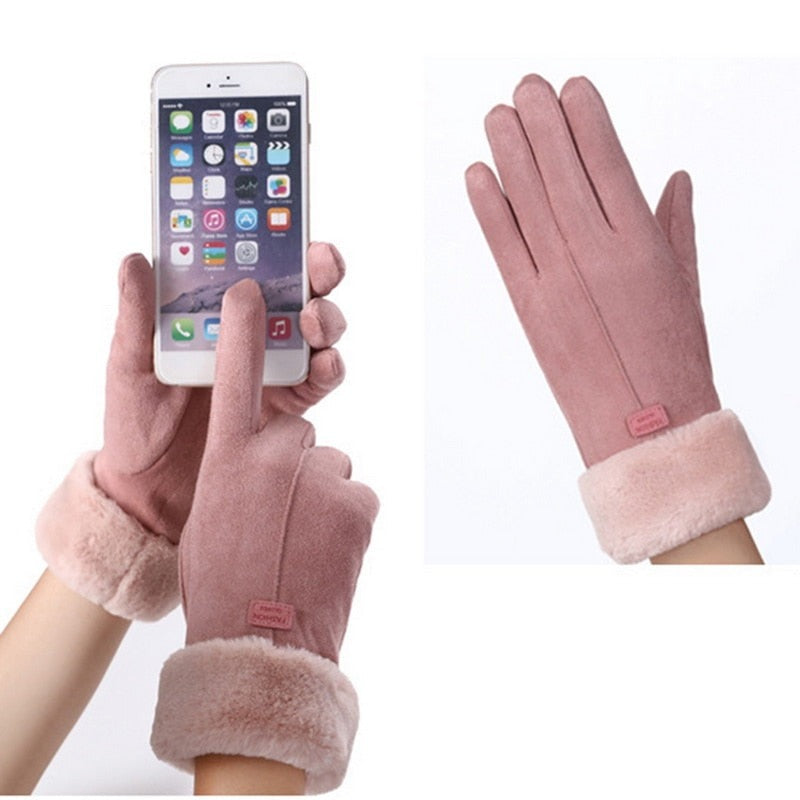 Gants femme Vardi Dante Furry – Chauds, imperméables et compatibles écran tactile