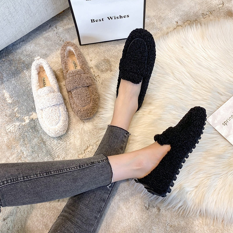 Amara CozyCloud chaussons femme | Chaussons luxe en laine d’agneau | Chaleur & confort respirant