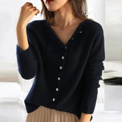 Mara pull femme | Pull tricoté chaud et élégant | Pull d’hiver chic et casual