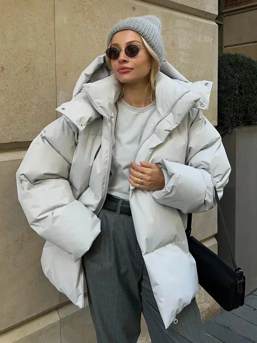 Julianne | Manteau d’hiver femme – Luxe, chaud & coupe cintrée élégante