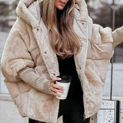Manteau d’hiver femme chaud – coupe élégante unie automne & hiver