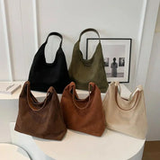 Sac bandoulière Elisa femme – sac en daim marron rouille élégant