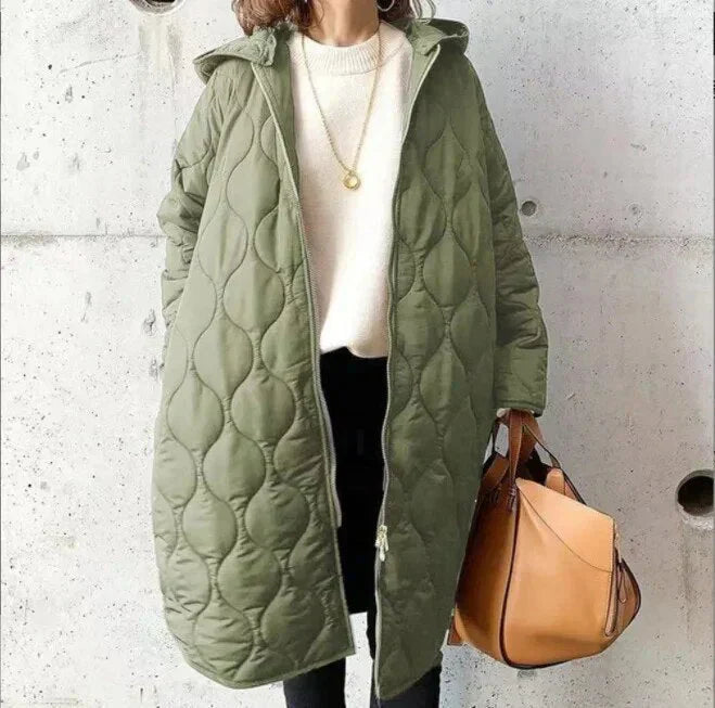 Parka imprimée femme à capuche – Style tendance & confort durable winter
