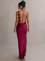 Robe maxi « Chloe » femme – élégance fluide & silhouette intemporelle