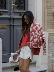 Maeve | Manteau matelassé femme – Élégant, cintré & raffiné