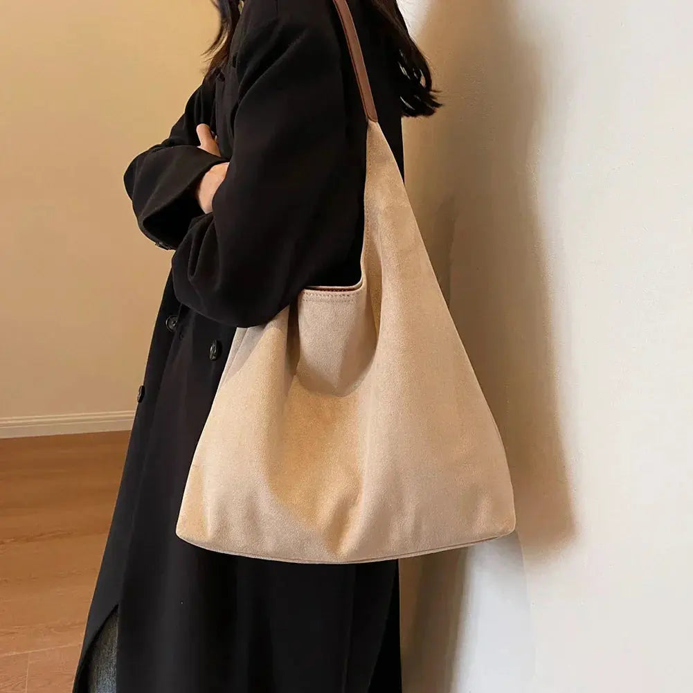 Sac bandoulière Elisa femme – sac en daim marron rouille élégant