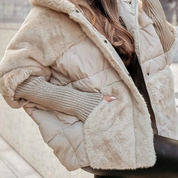 Manteau d’hiver femme chaud – coupe élégante unie automne & hiver