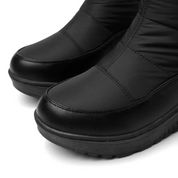 Bottes d’hiver femme hauteur genou avec fourrure – chaleur & style neige