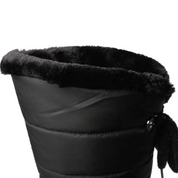 Bottes d’hiver femme hauteur genou avec fourrure – chaleur & style neige