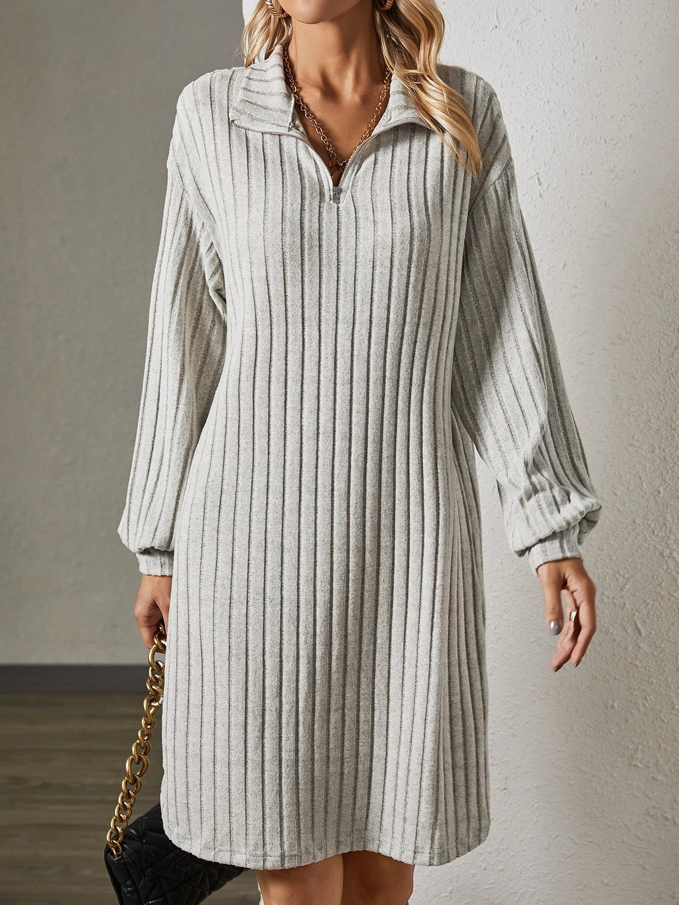 Robe Pull Femme Élégante – Maille Douce, Design Intemporel & Style Chic