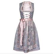 Dirndl Oktoberfest femme MIA – costume traditionnel avec tablier & blouse