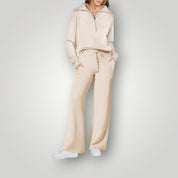 Nelleke | Ensemble loungewear femme – Veste zippée & pantalon large