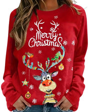 Pull de Noël femme Quinty – Chaud et festif avec motif renne