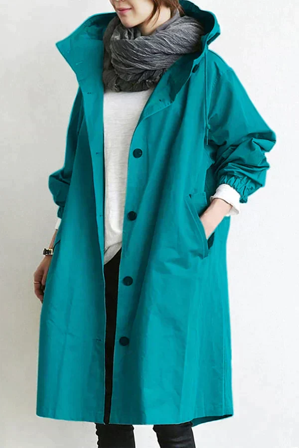 Imperméable femme Jules Jij – Veste légère à capuche coupe ample et déperlante