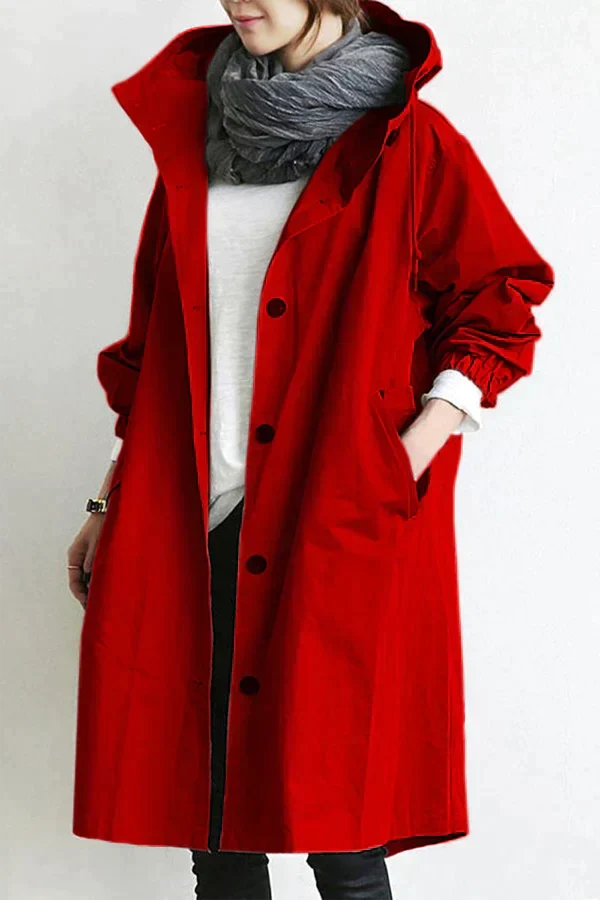 Imperméable femme Jules Jij – Veste légère à capuche coupe ample et déperlante