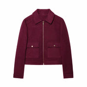 Vero | Manteau d’hiver femme – Élégant avec fermeture zippée & manches longues