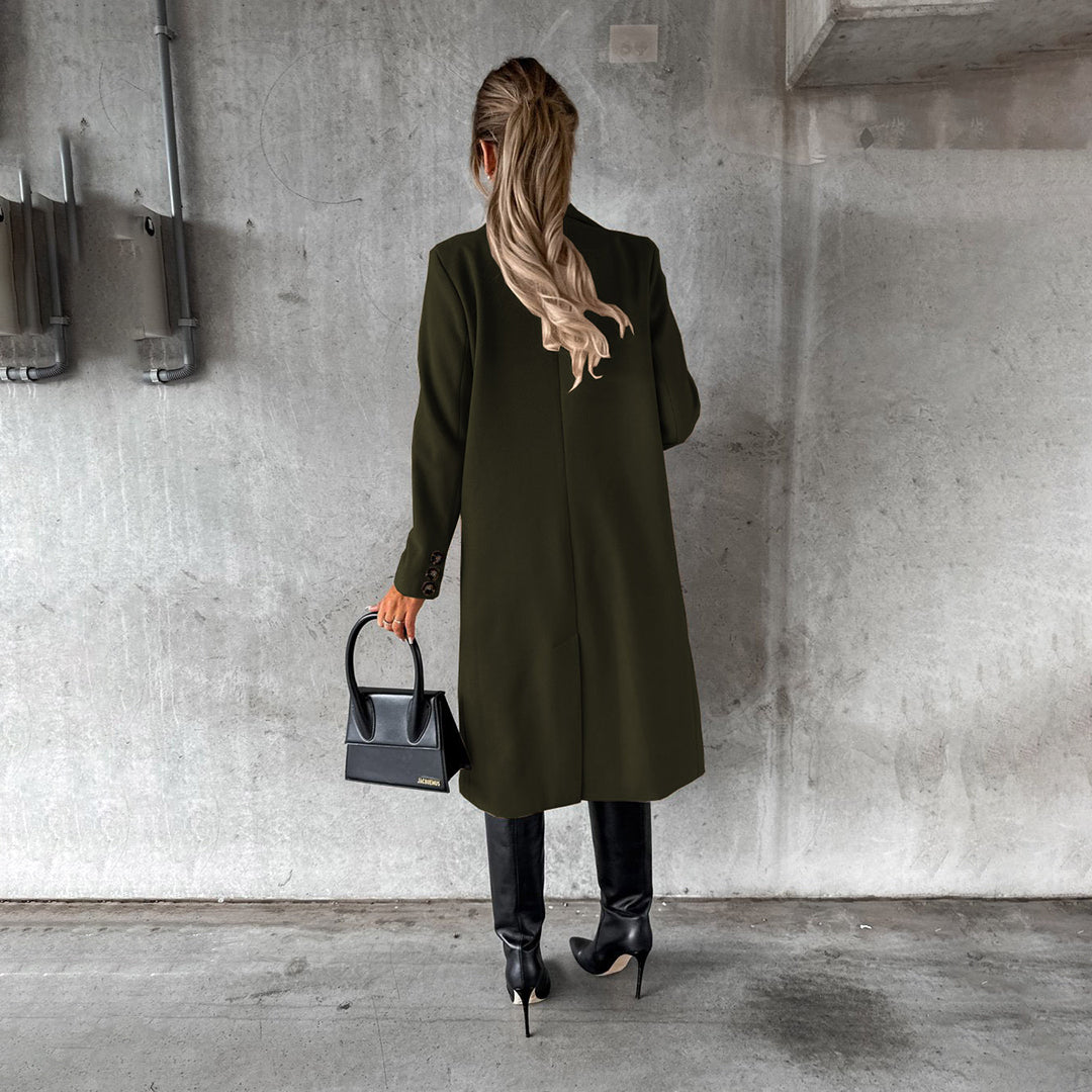 Herlen | Manteau long femme hiver – Chaud, classique & élégant